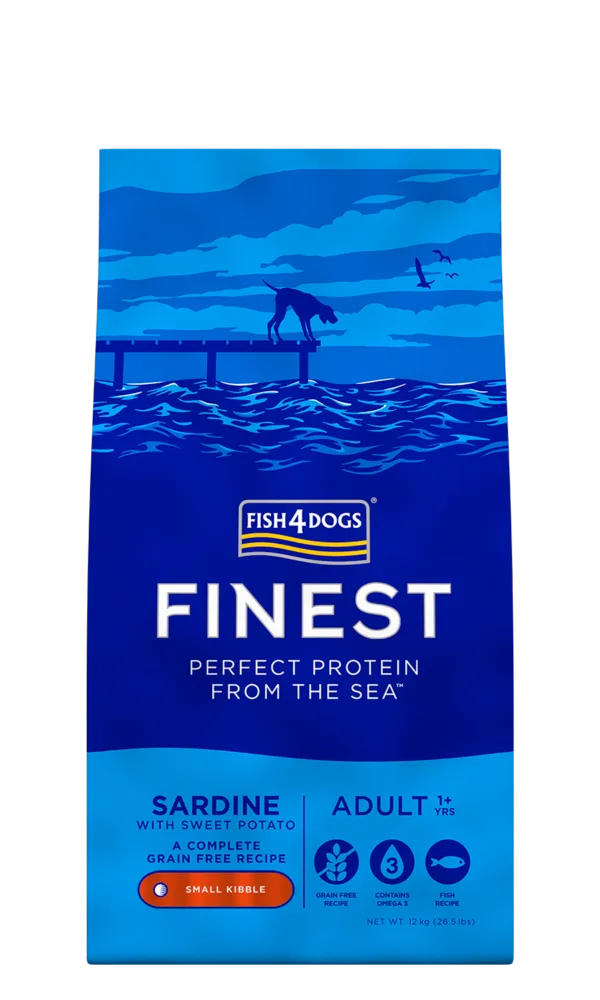Fish4Dogs Sardine Adult Small Kibble 12kg