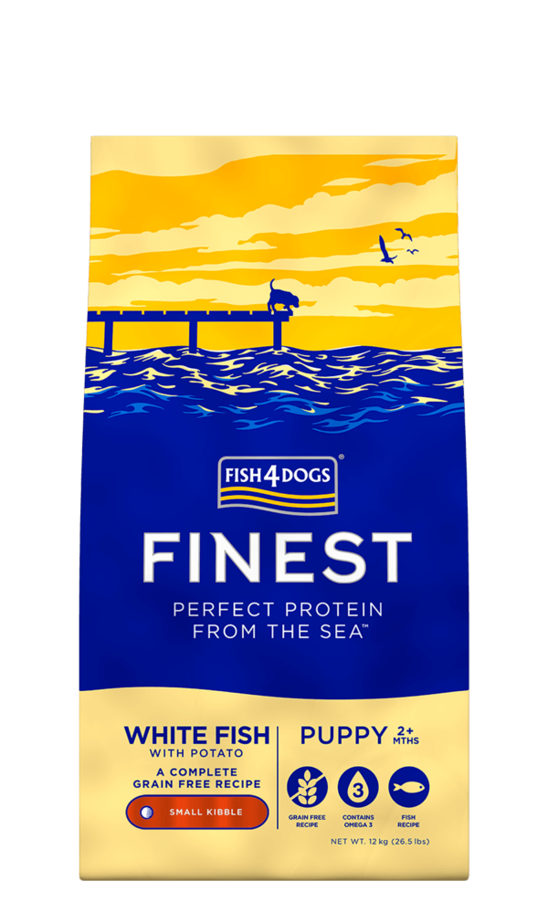 Fish4Dogs White Fish Puppy Small Kibble 1,5kg