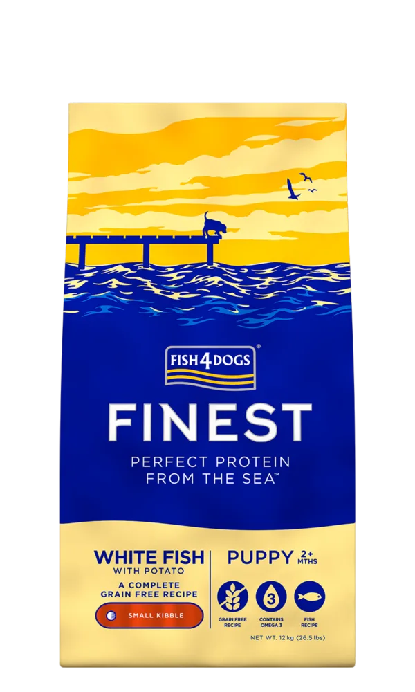 Fish4Dogs White Fish Puppy Small Kibble 1,5kg
