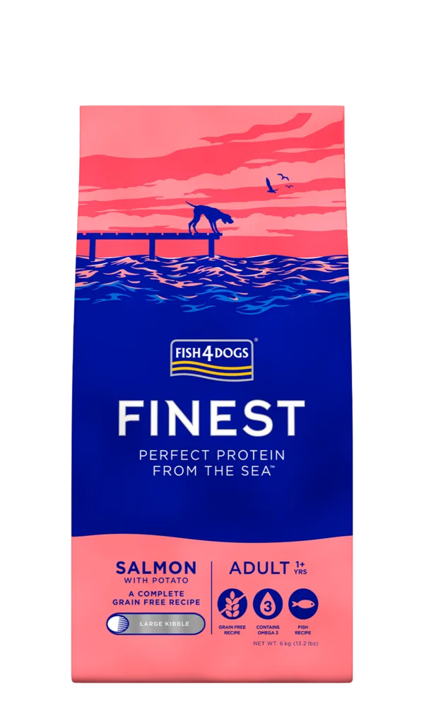 Fish4Dogs Salmon Adult Large Kibble 12kg