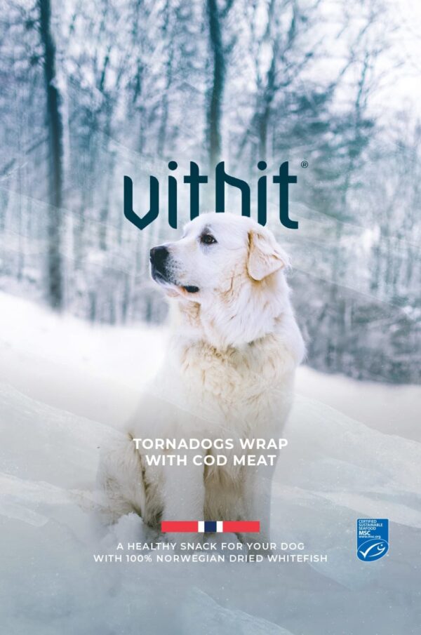 VitBit Tornadogs Wrap m/Torsk 100g