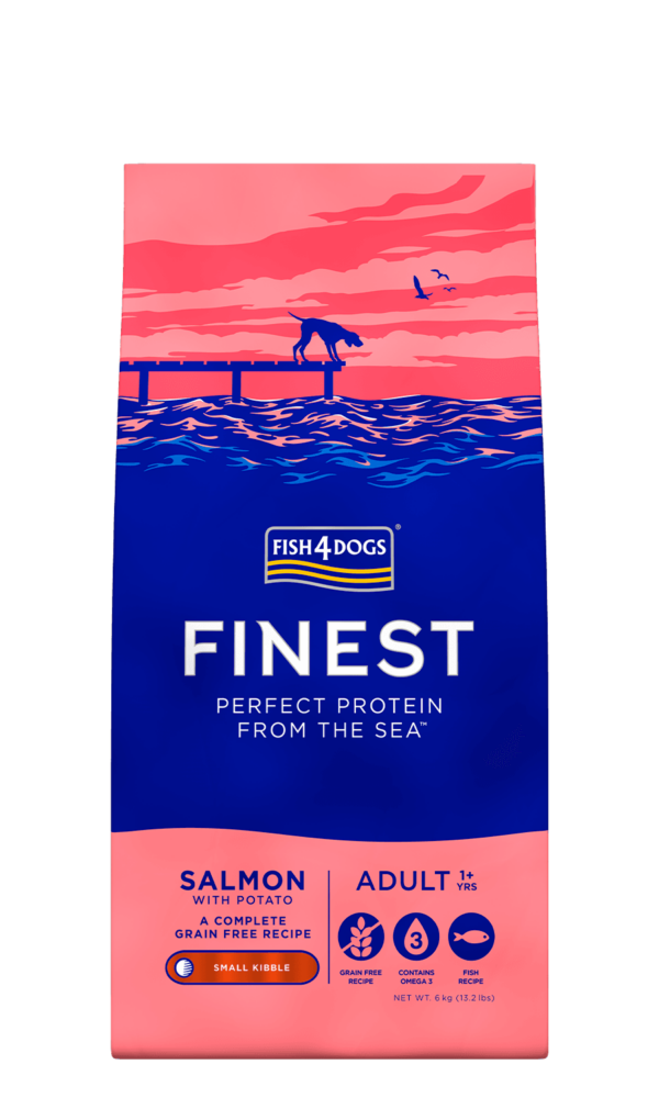 Fish4Dogs Salmon Adult Small Kibble 6kg