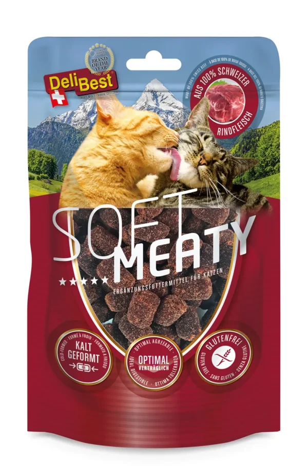 DeliBest Cat Soft Meaty storfe 50g