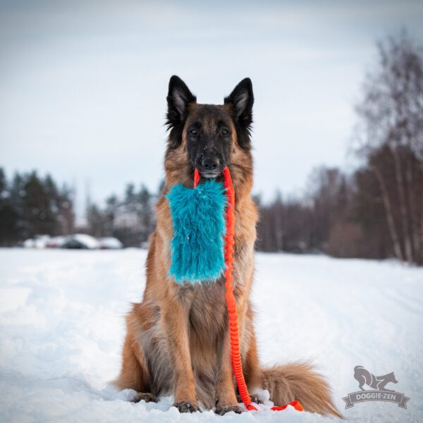Doggie-Zen draleke med lomme lyxfuskepels XL med strikk