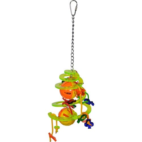 Fugleleke Plexi Spiral 32cm