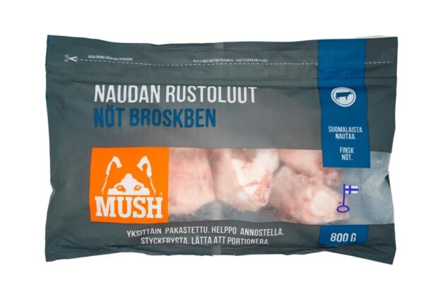MUSH B.A.R.F. Basic Okse Bruskben 800g