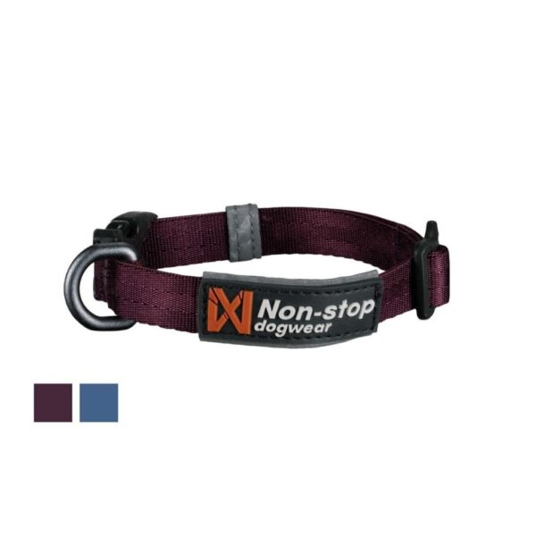 Non-Stop Dogwear Tumble halsbånd lilla str. XXS