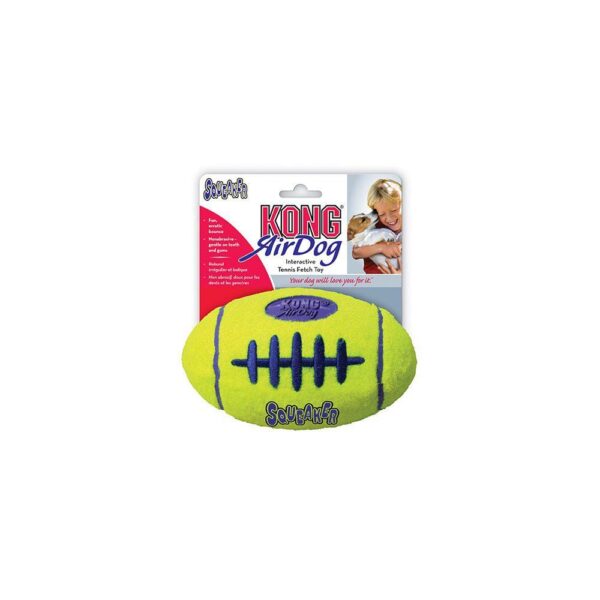 Kong Airdog Squeakair Fotball M 13x8cm