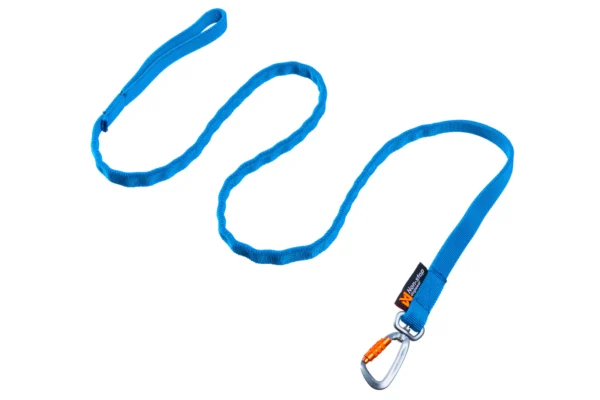 Non-Stop Dogwear Bungee leash blå 23mmx2,8m