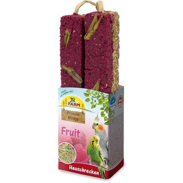 JR Farm Protein Birdys Frukt m/gresshopper 150g