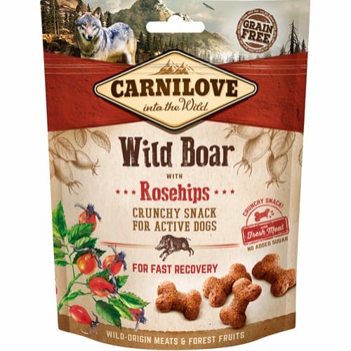 Carnilove Crunchy snack villsvin og nyper 200g
