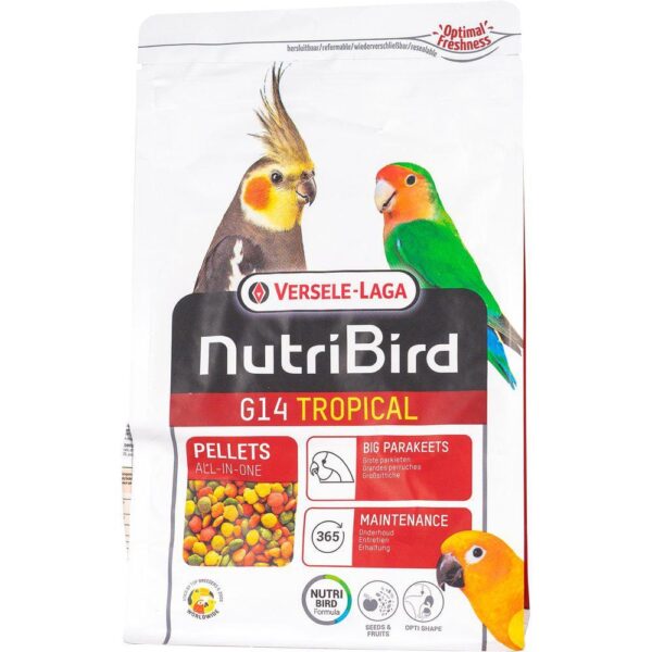 Nutribird pellets parakitt G14 tropical 10kg