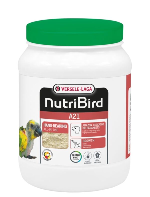 Nutribird A21 håndoppmatingsfôr til fugleunger 800g