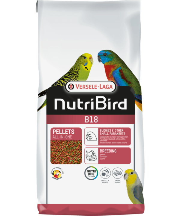 Nutribird pellets undulat/parakitt B18 10kg