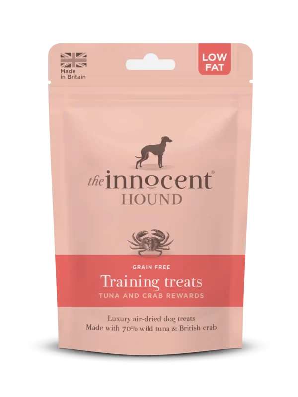 the Innocent Hound Treningsgodbiter med tunfisk & krabbe 70g