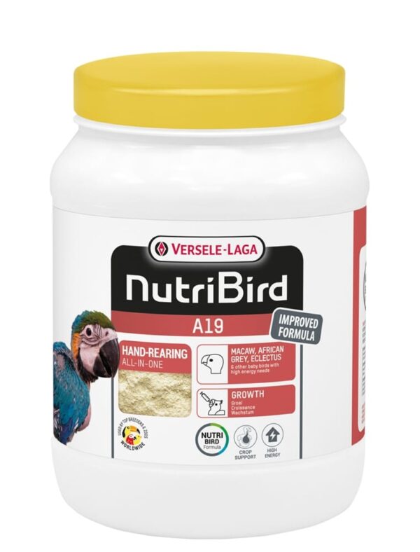 Nutribird A19 håndoppmatingsfôr til fugleunger 800g