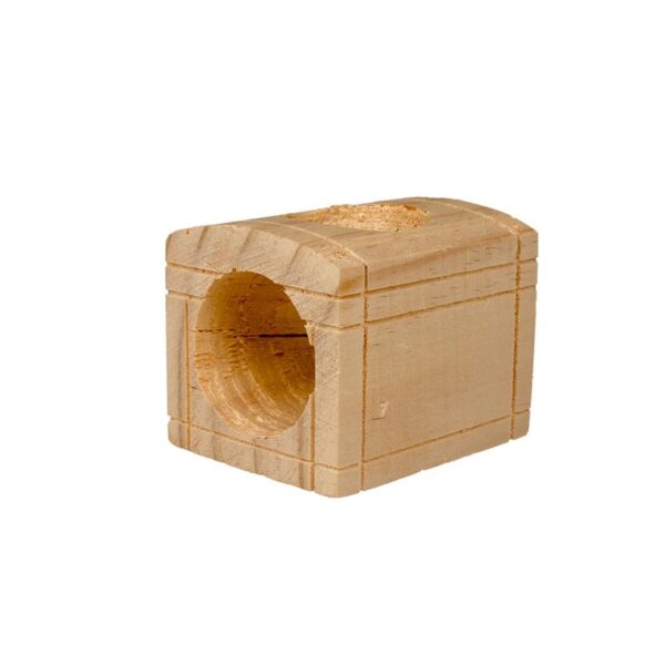 Hamsterleke "trekiste" i tre