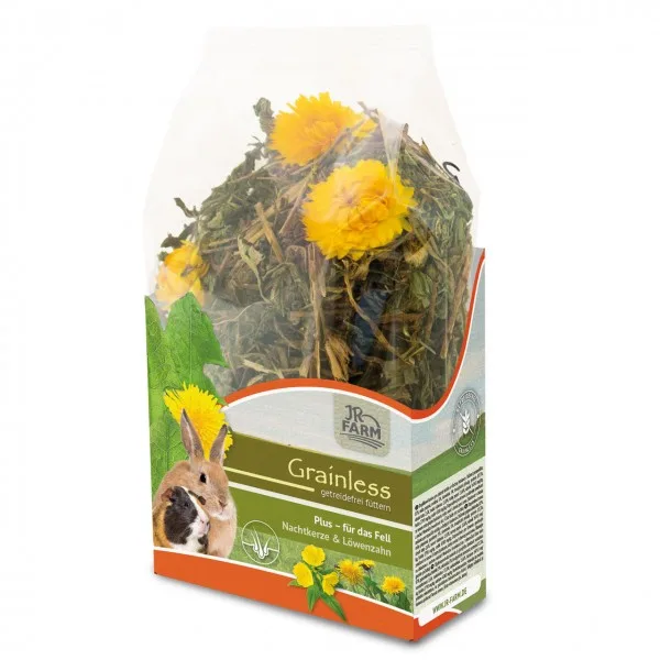 JR Farm Grainless Pluss Primrose & Løvetann 100g