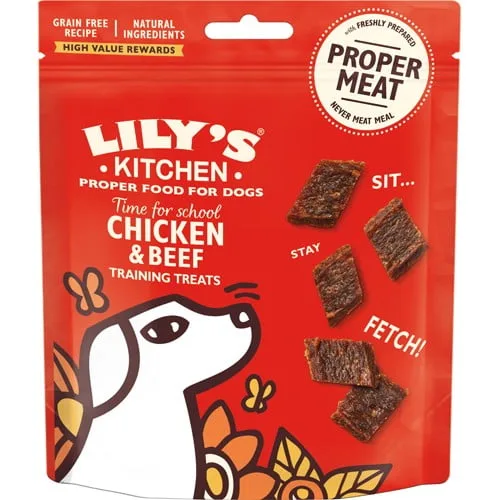 Lilys Kitchen Chicken & Beef Training Treats 70g