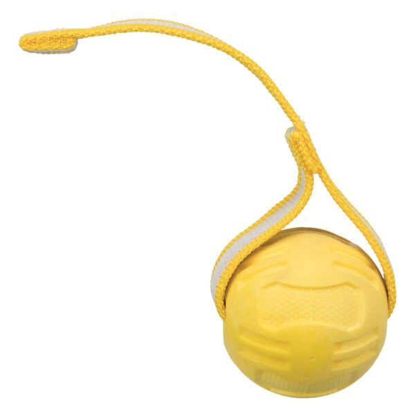 Hundeleke Sporting Ball m/snor i TPR Gummi ø6cm/20cm