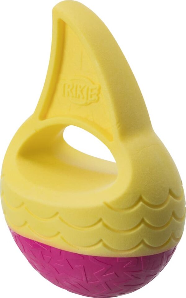 Hundeleke Aqua Toy Haifinne i TPR Gummi ø18cm
