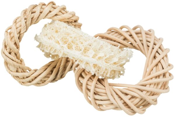 Gnagerleke Ringer av Loofah/Rotting/Mais ø13cm