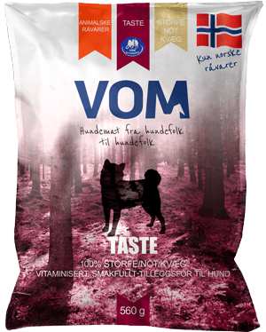 Vom og hundemat Taste storfe kjøttboller 560g