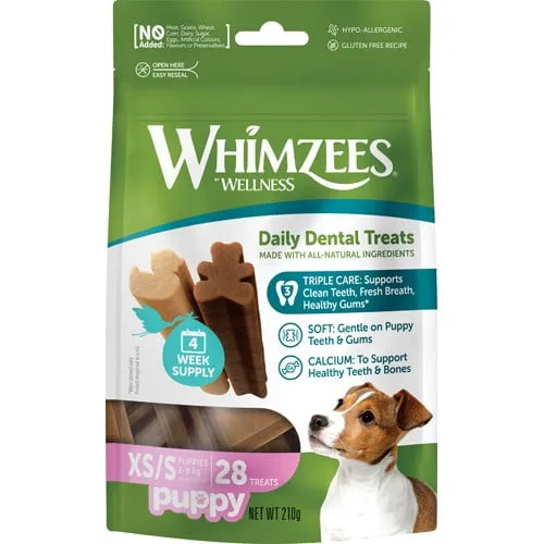 Whimzees Puppy Value Bag XS/S 28stk