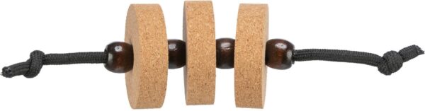Katteleke Dics CityStyle m/tau Kork/tre ø4x14cm