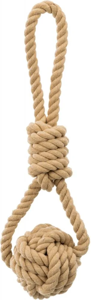 Hundeleke Be Nordic Tauknuteball m/håndtak ø8cm/30cm