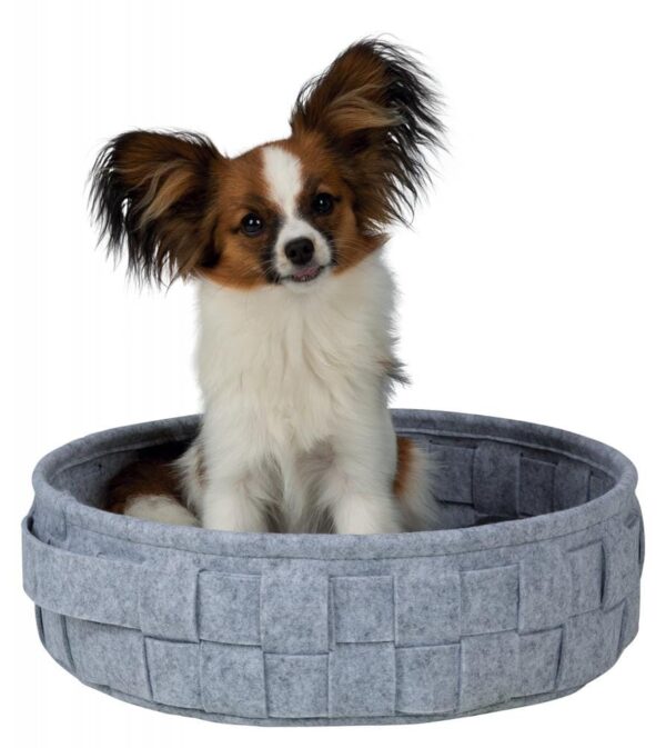 Hunde-/katteseng Lennie Grå Filt ø45cm