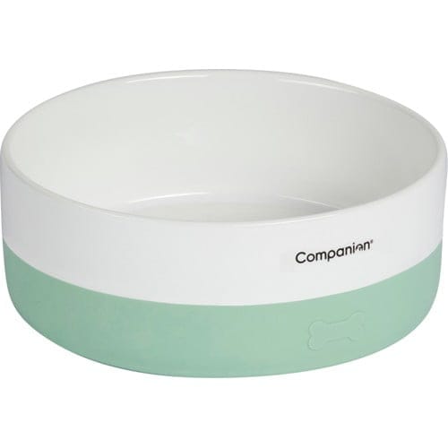 Companion Keramikkskål m/silikonbunn Hvit/lichen 0,4L