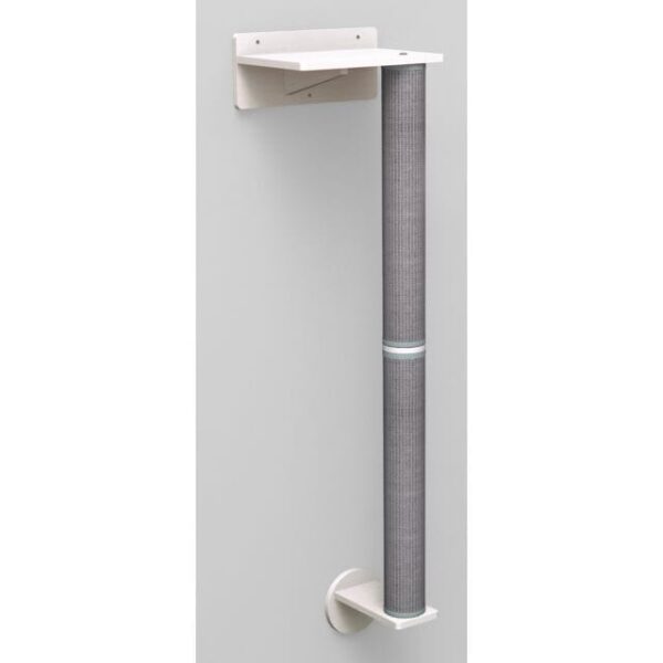 Kattemøbel til vegg sett I hvit/grå ø35x130x25cm