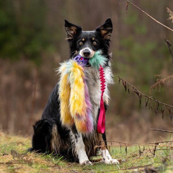 Doggie-Zen draleke Hol-ee blekksprut L fuskepels med strikk