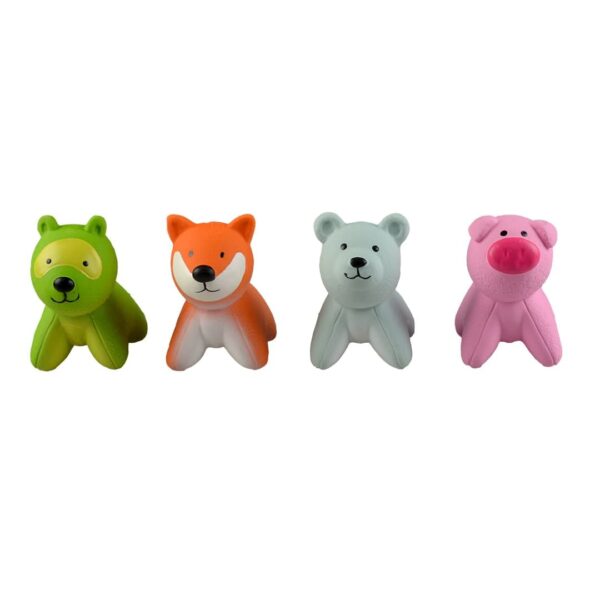 Hundeleke Latex figurer 6x9x9,5cm