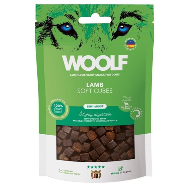 Woolf Soft Cubes Lamb 100g