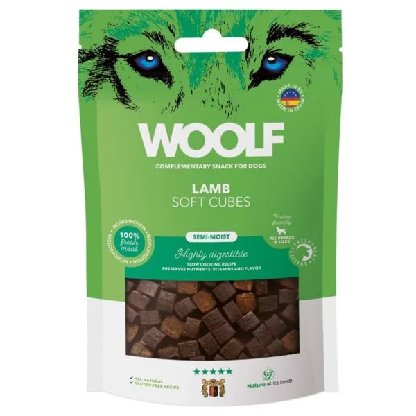 Woolf Soft Cubes Lamb 100g