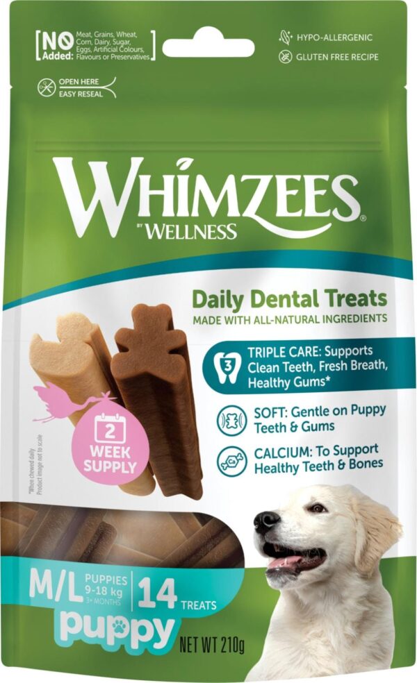 Whimzees Puppy Value Bag M/L 14stk