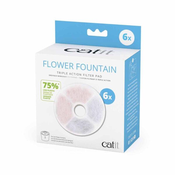 Catit filter til vannfontene flower 3L 6pk