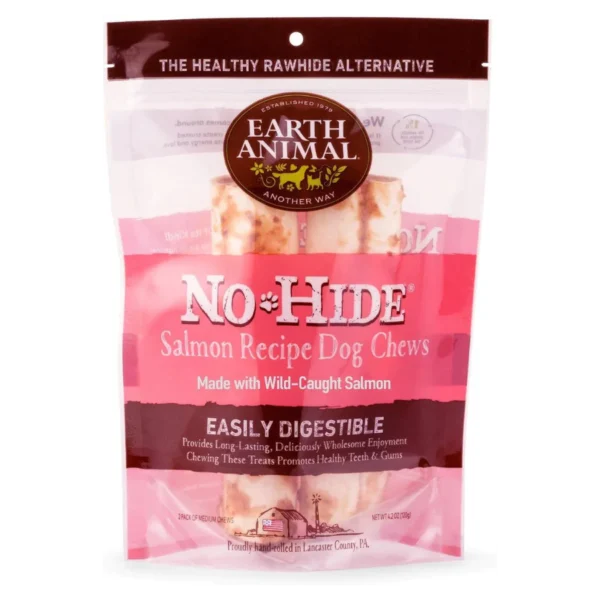 No-Hide Salmon Chew M 2pk