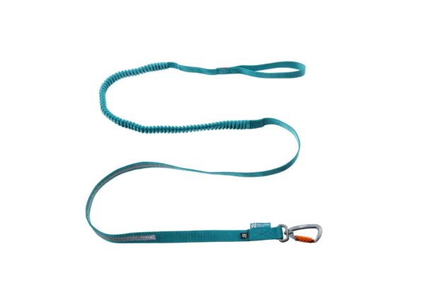 Non-Stop Dogwear Touring Bungee leash teal 2,8mx13mm