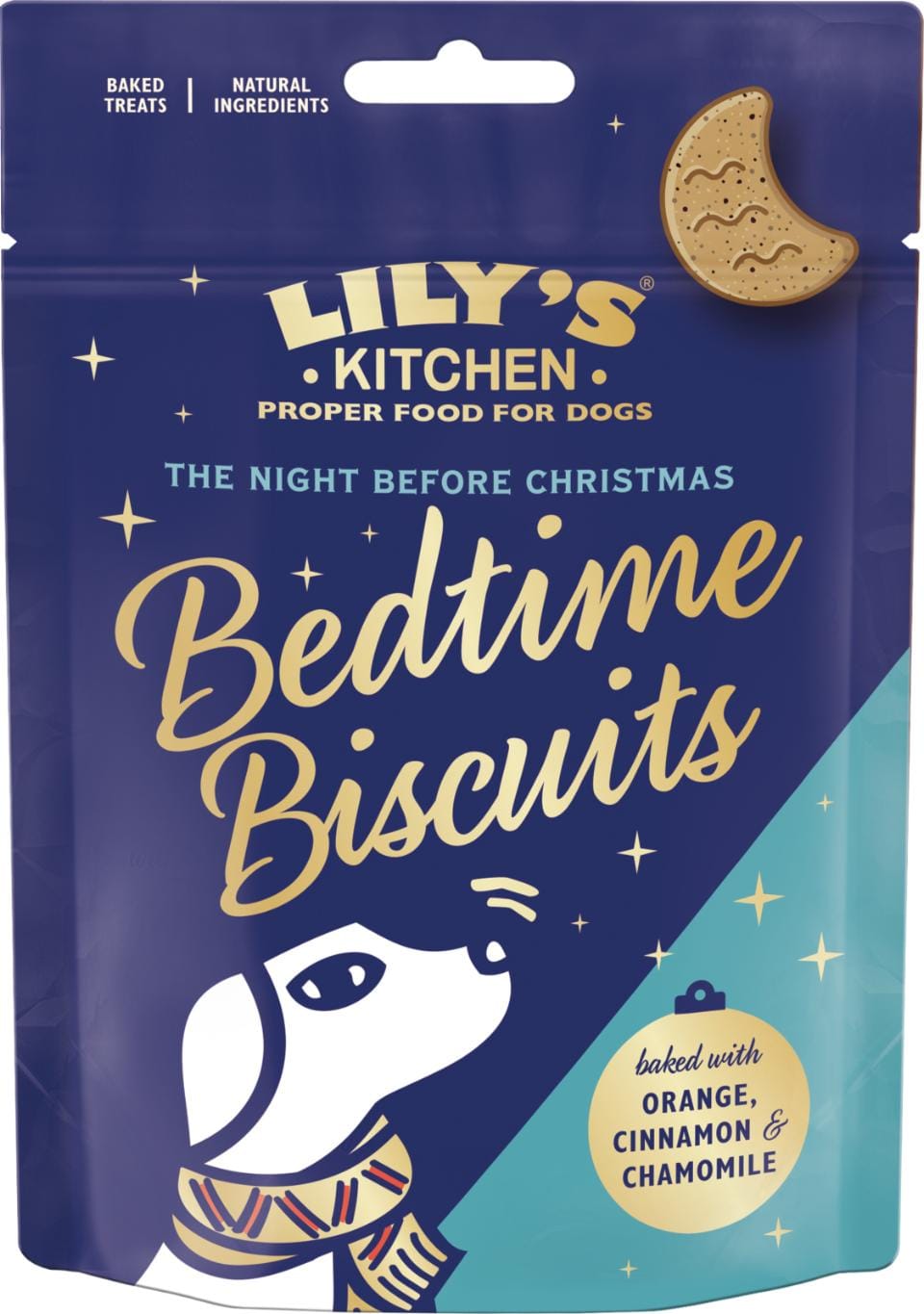 Lilys Kitchen Christmas Bedtime Biscuits til hund 80g HCPet.no