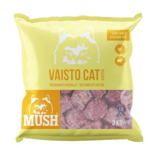 Mush B.A.R.F Vaisto katt gul kylling/okse 3kg