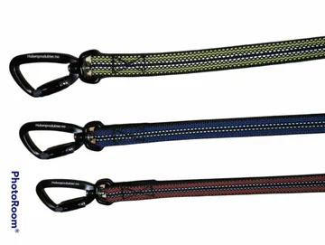 Huken Kobbel Antigli m/Twistlockkrok, håndtak & D-ring rød 20mmx190cm