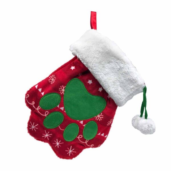 KONG Holiday Julestrømpe Paw 27x22x3cm L