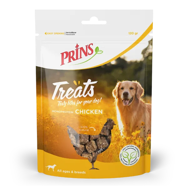 Prins Treats snack dog Chicken 120g