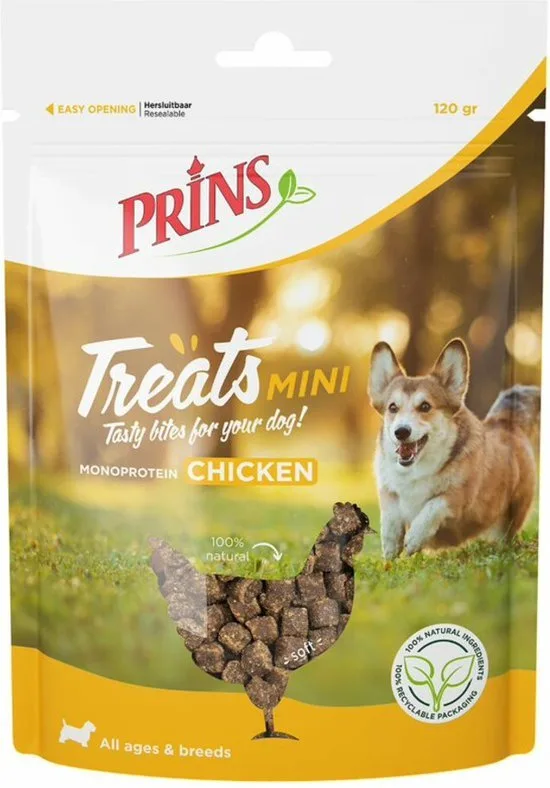 Prins Treats snack dog Chicken Mini 120g