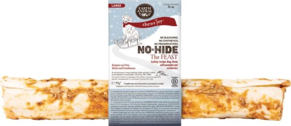 No-Hide The Feast Chew Turkey w/pumpkin & cranberry L