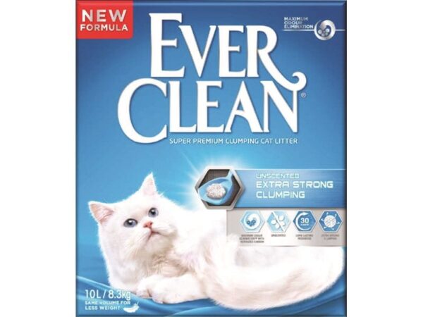 Ever Clean Unscented Extra Strong Clumping 10L / 8,3kg
