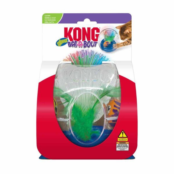 KONG Cat Bat-A-Bout Glow Aquarium 14x15,5x15,5cm